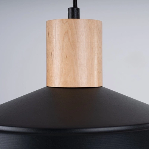 Závěsné svítidlo FANO černé moderní do obýváku a jídelny skandinávský ocelový 34 cm