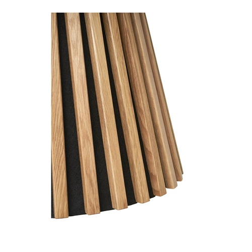 Kulatý konferenční stolek Osaka 70 cm dubový skandinávský do obýváku Intesi