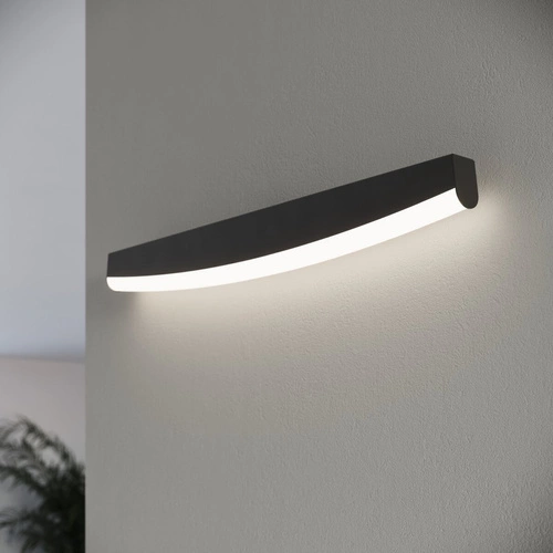 Nástěnné LED svítidlo JORUN černé moderní 60 cm do obýváku a ložnice Thoro