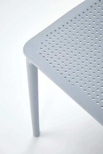 Zahradní židle Sylie Intesi modrá z polypropylenu, stohovatelná, moderní do zahrady