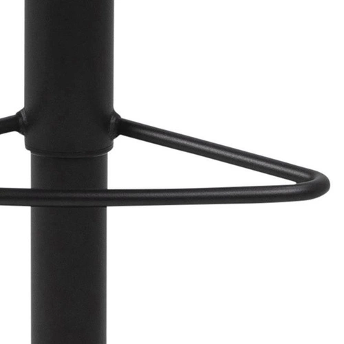 Barová židle Kimmy hnědá s opěrkou otočná čalouněná moderní do kuchyně a k ostrůvku Actona