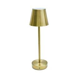 Noční LED lampička Casablanca zlatá dotyková se stmívačem 36 cm