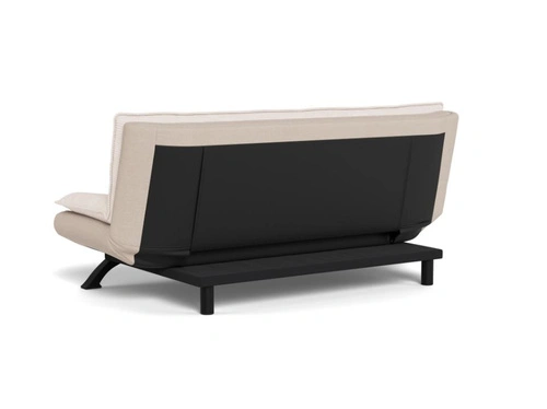 Faith rozkládací dvoumístná sametová béžová pohovka do obývacího pokoje Actona