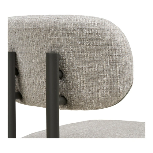 Židle Royan čalouněná světle šedá moderní do jídelny a obýváku