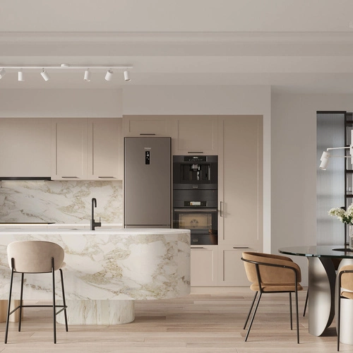 Moderní bílý lustr LEMMI 6 kovový do obýváku a jídelny SOLLUX LIGHTING