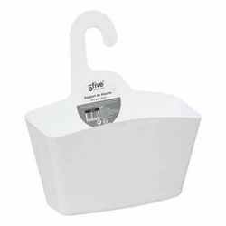 Organizér do sprchy bílý