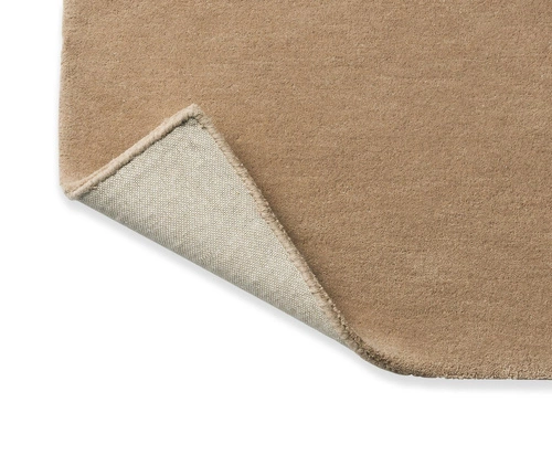 Moderní vlněný koberec Decor Bruta Caramel 160x230 do obýváku ručně tkaný snadné čištění