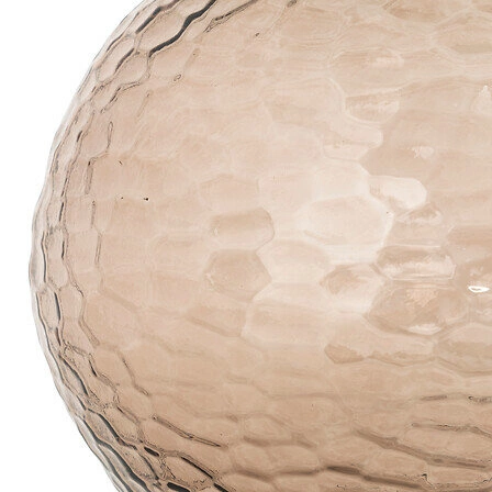 Skleněná váza Alric hnědá 33 cm dekorativní na květiny moderní Atmosphera