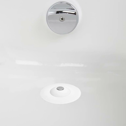 Univerzální bílá silikonová zátka do dřezu a umyvadla Umbra Flex moderní do koupelny