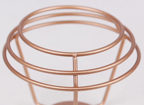 Stropní svítidlo Neria černé kovové s měděným stínidlem do obýváku moderní 36 cm