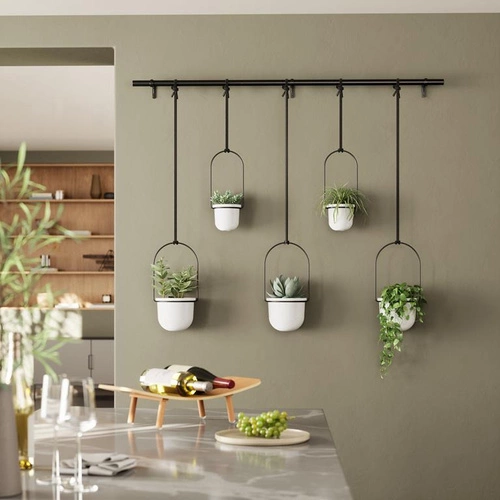 Závěsný květináč Triflora Umbra moderní sada květináčů na bylinky do bytu 95 cm