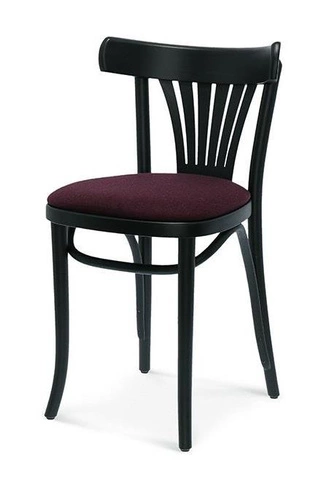 Dřevěná jídelní židle Fameg FAN čalouněná, retro styl, na míru do jídelny a obývacího pokoje