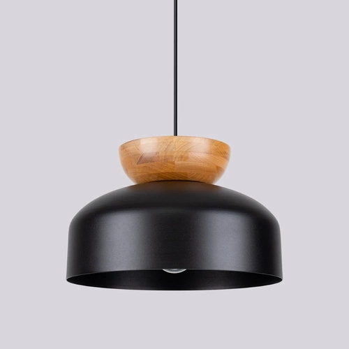 Závěsné svítidlo MARION černé skandinávské kulaté do kuchyně a jídelny nastavitelné