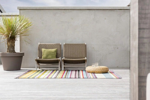 Venkovní moderní koberec La Vida 250x350 multicolor geometrický na terasu a balkon snadno čistitelný