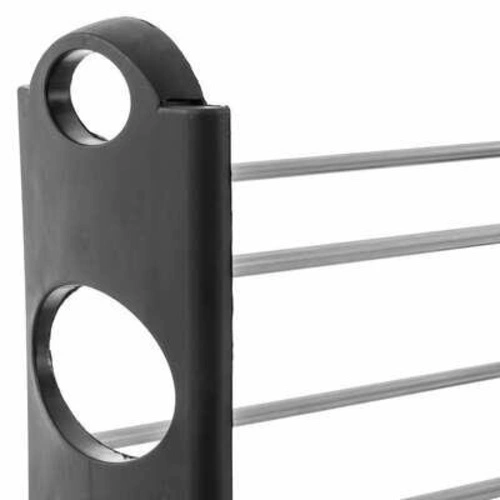 Moderní botník Bubble 5five simply smart černý 4 police do předsíně 64 cm