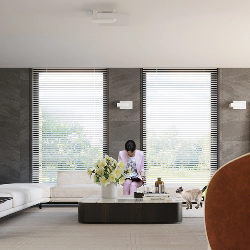 Nástěnná lampa LAPPO bílá skandinávská dřevěná do ložnice a obýváku SOLLUX LIGHTING