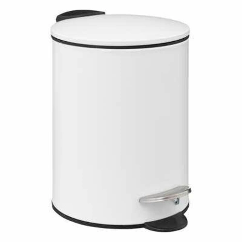 Koupelnový odpadkový koš 3L Colors bílý s tichým zavíráním a vyjímatelnou nádobou 5five