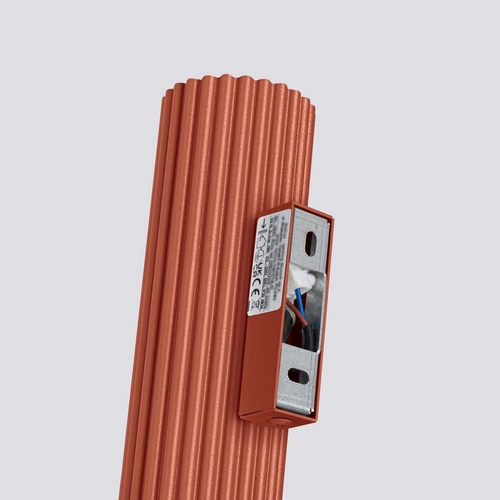 Nástěnné svítidlo KARBON 30 červené minimalistické s pohyblivým stínidlem do obýváku a ložnice SOLLUX