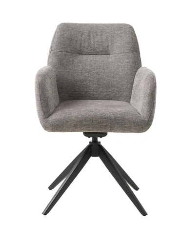 Otočná jídelní židle Roxana čalouněná s područkami