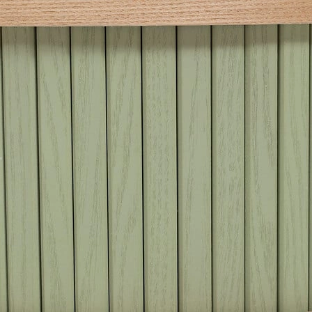 Noční stolek 40 cm boho zelená šalvěj s policí Atmosphera skandinávský rustikální styl