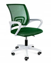 Ergonomická kancelářská židle Splash zelená síťovaná otočná s područkami k pracovnímu stolu