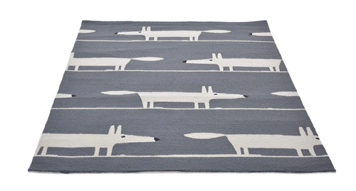 Venkovní koberec na terasu Mr Fox Charcoal 120x180 šedý snadno čistitelný moderní