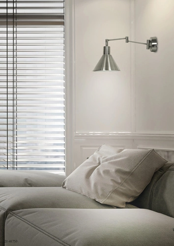 Nástěnné svítidlo Copenhagen moderní chrom kovové nastavitelné do obýváku a ložnice 37,5 cm