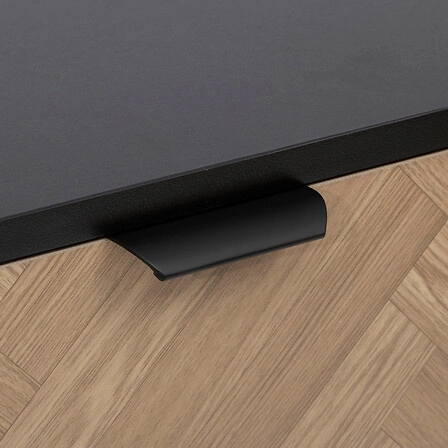 Moderní komoda Chevrons se zásuvkami a policemi 160 cm loftová do obýváku Atmosphera