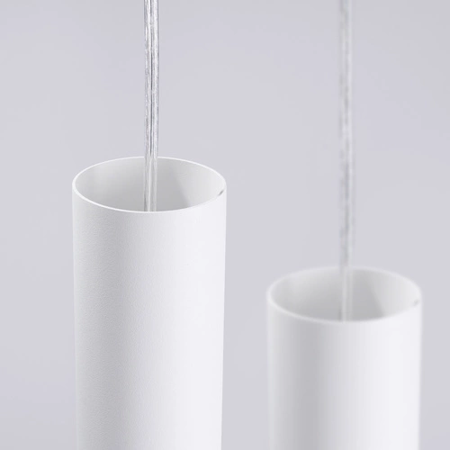 Moderní závěsné svítidlo LAMI 3P bílý kov do obýváku a kuchyně spirálový design