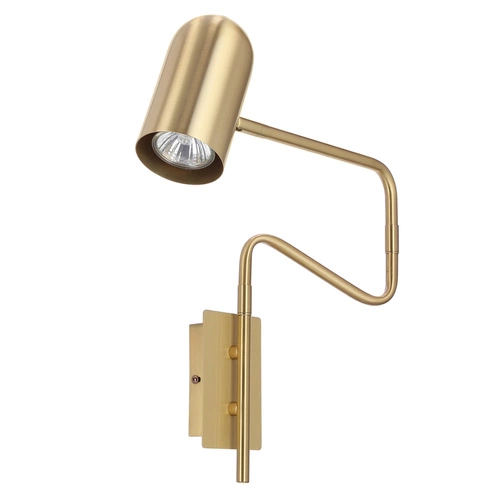 Nástěnné svítidlo Hosti moderní zlaté kovové do ložnice a obýváku Candellux Lighting 39 cm