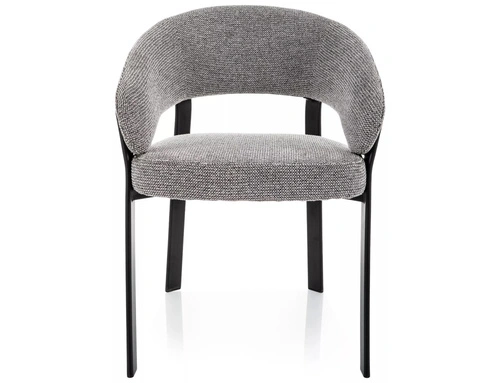 Intesi Goja čalouněná jídelní židle s šedými područkami