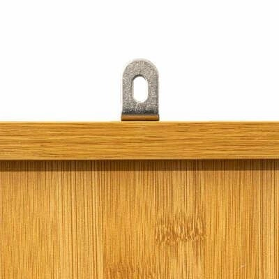 Vysoká koupelnová skříňka Sicela z bambusu