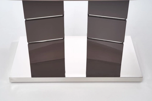 Rozkládací jídelní stůl Intesi Dorel moderní šedá MDF deska 160–200 cm