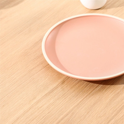 Kulatý jídelní stůl 90 cm Puro dub přírodní moderní na jedné noze Intesi