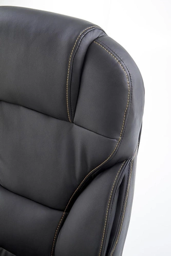 Ergonomická kancelářská židle Mondes černá kožená otočná s nastavením do kanceláře Intesi