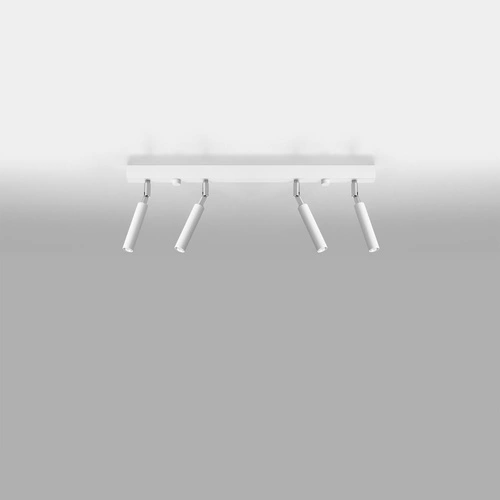 Stropní svítidlo bílé EYETECH 4 Sollux moderní kovové do kuchyně a obývacího pokoje