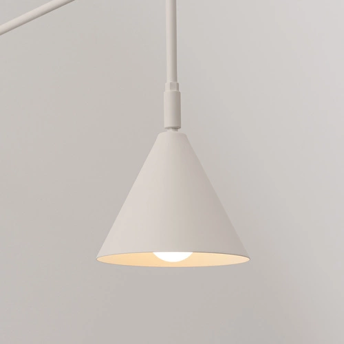 Nástěnné svítidlo NOX béžové moderní kovové do ložnice a obýváku SOLLUX LIGHTING 61 cm