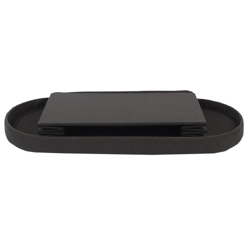 Čalouněná lavice Olaf antracitová se sklopným úložným prostorem do předsíně a ložnice Intesi