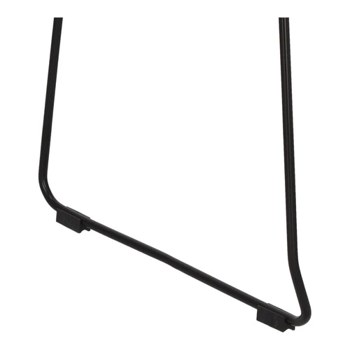 Černá kovová jídelní židle na lyžinách Hilly moderní do kuchyně