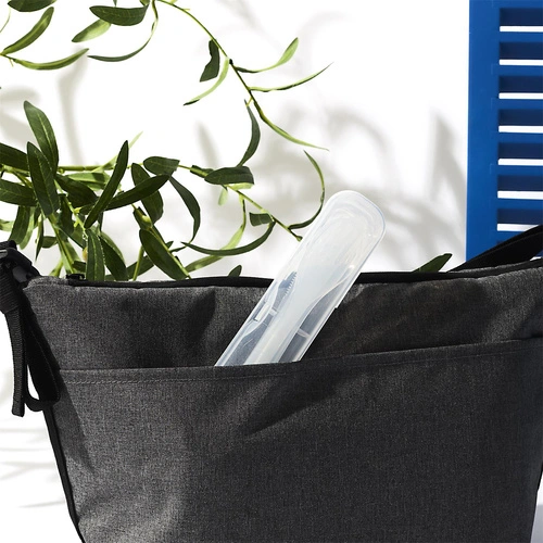 Intesi bílá cestovní sada příborů v plastovém pouzdře na lunchbox a piknik