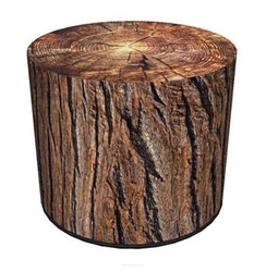 Zahradní voděodolný kulatý puf Forest Intesi moderní na zahradu a terasu 40 cm