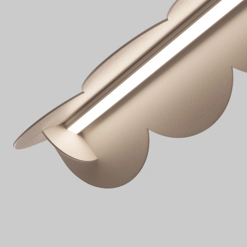 Závěsné LED svítidlo BISCUIT taupe nad stůl moderní do obýváku