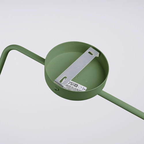 Nástěnné svítidlo NOX moderní kovové olivově zelené do obýváku a ložnice 61 cm SOLLUX