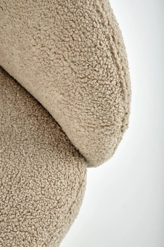 Otočená čalouněná židle Paulett béžová s područkami do jídelny a obýváku Intesi