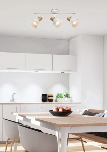 Stropní lampa Puerto strip 3x40W E14 bílá
