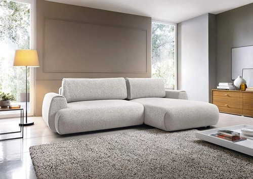 Rohová pohovka Ljung pravá šedá Puente 80