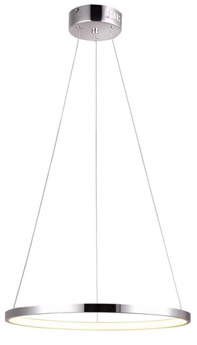 Lune 40 kulatá 25W LED 4000K chromová závěsná lampa
