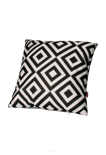 Dekorační sametový polštář Squares Intesi 40x40 cm moderní antialergenní do obýváku