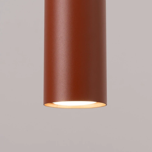 Visící lampa LAGOS 3L okrová červená