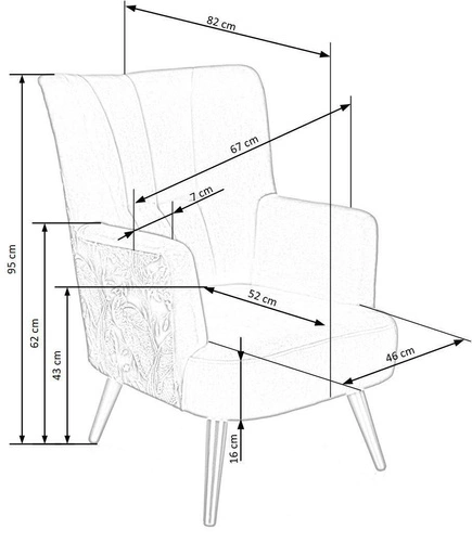 Relaxační křeslo Gredos zelený samet do obýváku moderní s područkami Intesi